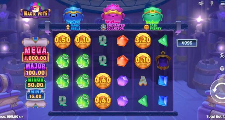 Push Gaming Introduces Feature-Packed 3 Magic Pots Slot